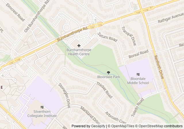 Bloordale Park North — 在 Google 地圖開啟