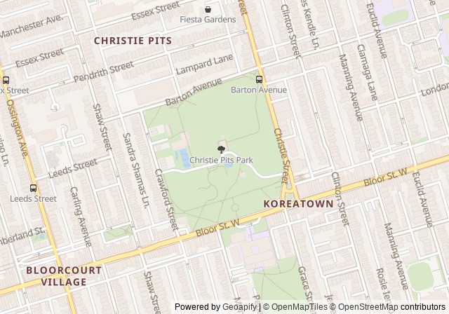 Christie Pits Park — 在 Google 地圖開啟