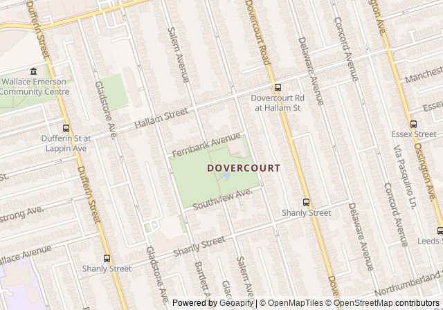 Dovercourt Park Tennis Courts — เปิดใน Google Maps