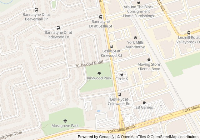 Kirkwood Park Tennis Court — Open in Google Maps