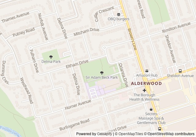 Sir Adam Beck Park — Google マップで開く