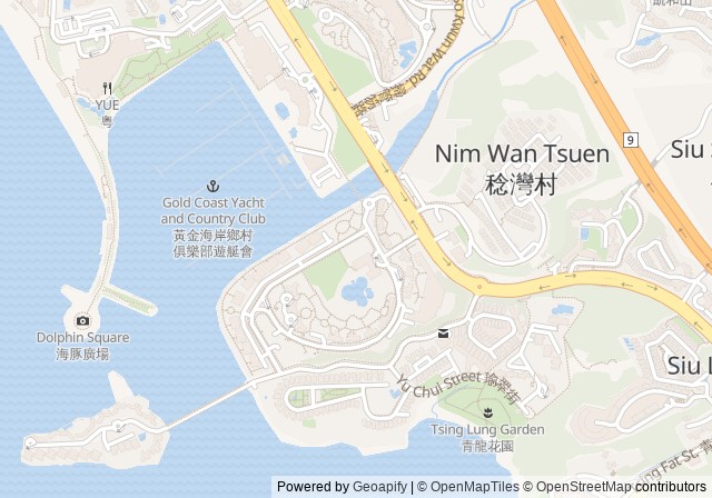 香港黃金海岸二期會所網球場 — เปิดใน Google Maps