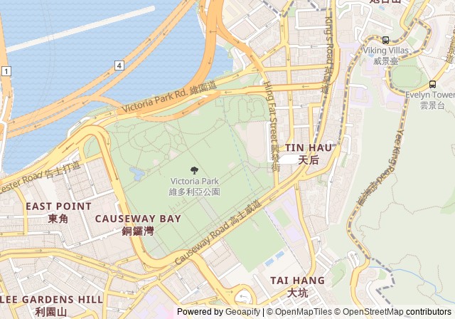 維多利亞公園網球場 — เปิดใน Google Maps