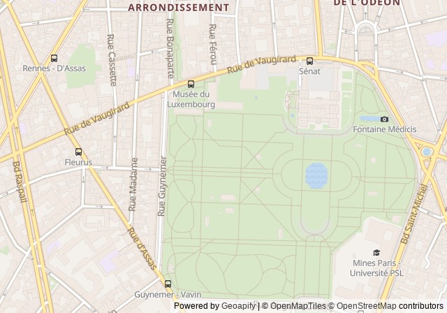 Tennis du Jardin du Luxembourg — Google マップで開く