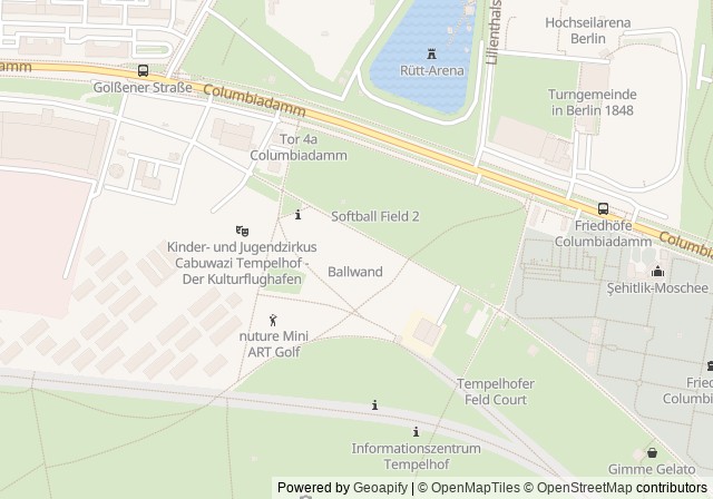 Tenniswand - Tempelhofer Feld - Nord — เปิดใน Google Maps