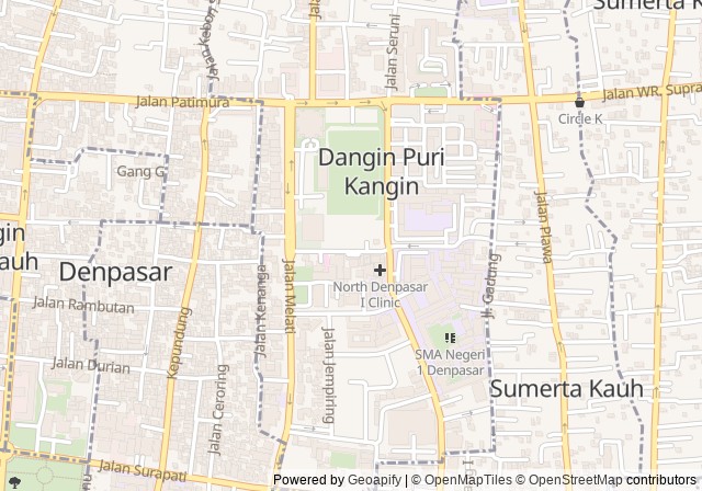 KONI Tennis Court (GOR Ngurah Rai) — เปิดใน Google Maps