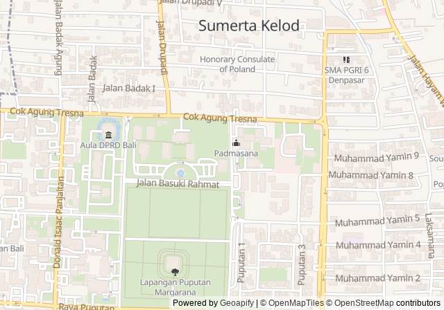 Bali Governor's Office Tennis Courts — เปิดใน Google Maps