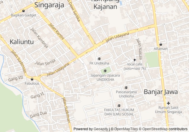UNDIKSHA Tennis Courts – Jinengdalem Campus — เปิดใน Google Maps