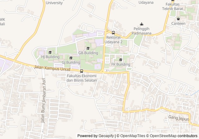 Lapangan Tenis Unud (Udayana University Tennis Courts) — เปิดใน Google Maps