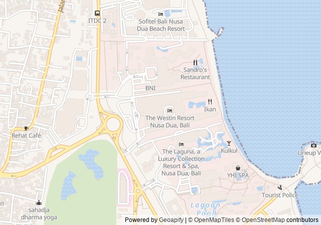 The Westin Resort Nusa Dua, Bali — Tennis Courts — เปิดใน Google Maps