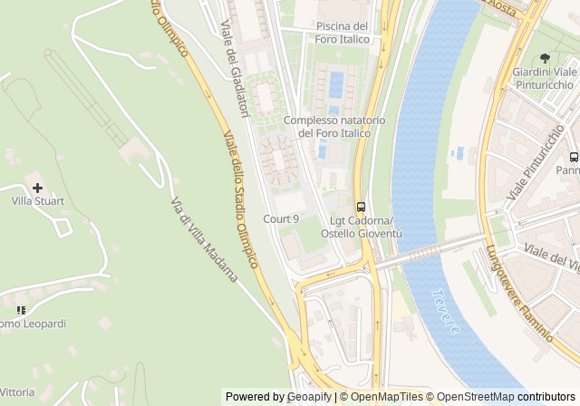 Foro Italico Southern Practice Courts — เปิดใน Google Maps