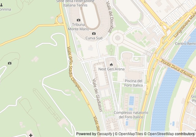 Foro Italico 網球俱樂部(北區球場) — 在 Google 地圖開啟