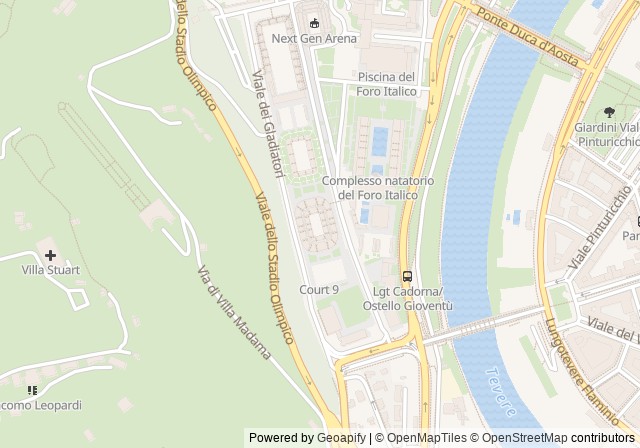Stadio Centrale Del Tennis — Google マップで開く