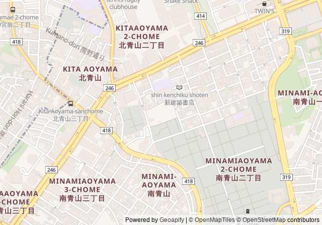 Aoyama Athletic Field — เปิดใน Google Maps