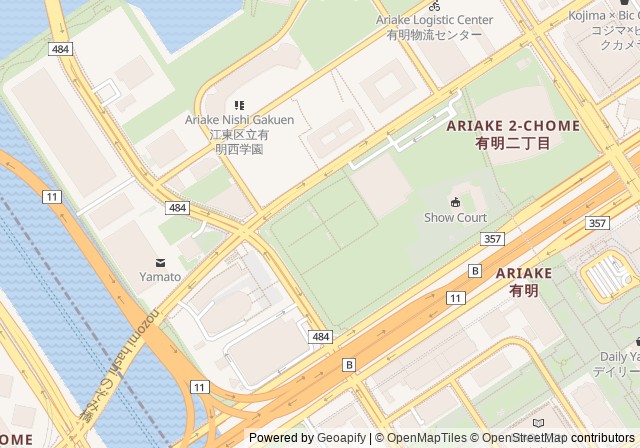 Ariake Tennis Forest Park Sand-Filled Artificial Turf Court — เปิดใน Google Maps