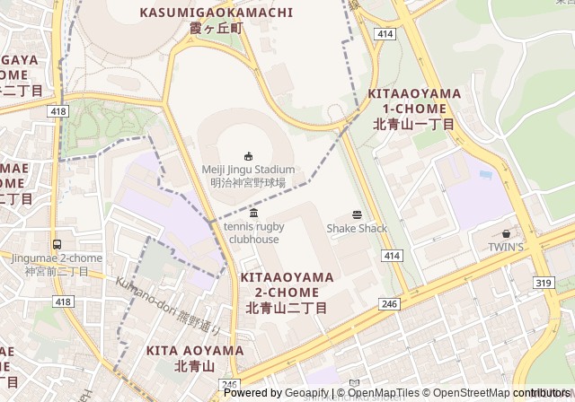 Chichibunomiya Rugby Ground East Tennis Court — เปิดใน Google Maps