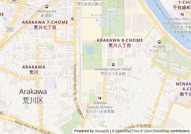 Arakawa Nature Park EFGH Tennis Courts — เปิดใน Google Maps