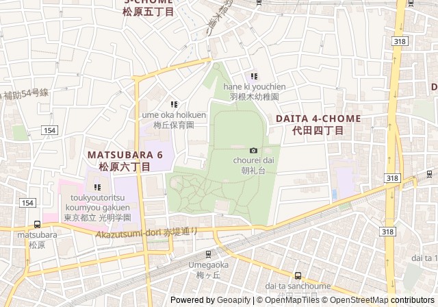 Hanegi Park Tennis Court — เปิดใน Google Maps