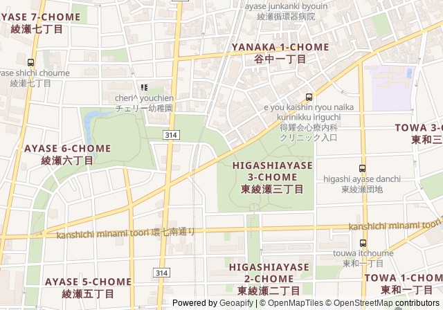 Higashi-Ayase Park — เปิดใน Google Maps