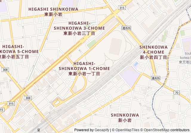 Higashi-Shinkoiwa Sports Ground Tennis Court — เปิดใน Google Maps