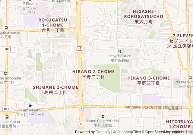 Hirano Sports Ground Tennis Court — เปิดใน Google Maps