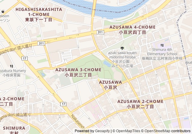 Itabashi Ward Azusawa Park — เปิดใน Google Maps