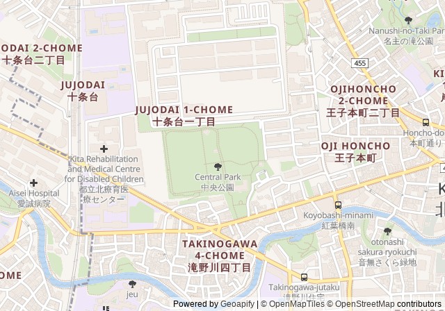 Kita Ward Central Park — เปิดใน Google Maps