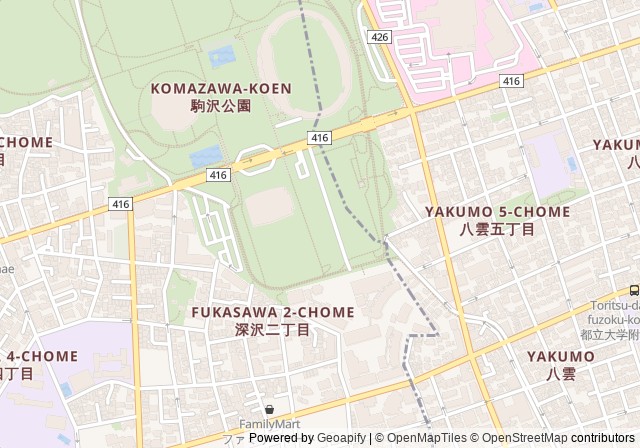 Komazawa Olympic Park Tennis Court — เปิดใน Google Maps
