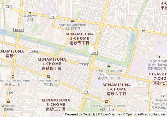 Minamisuna 4-chome Jutaku Tennis Court — เปิดใน Google Maps