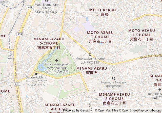 Minato Ward Azabu Athletic Field — เปิดใน Google Maps