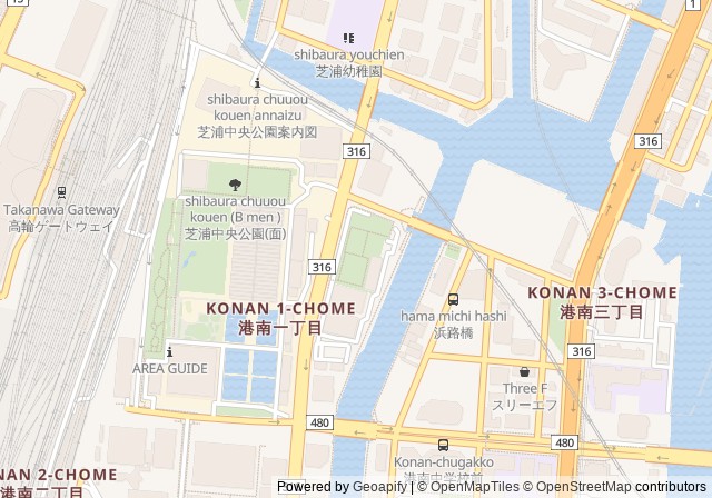 Minato Ward Shibaura Central Park Athletic Field — เปิดใน Google Maps