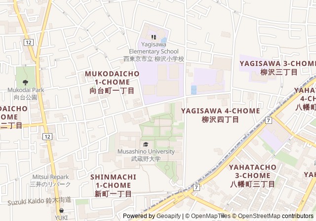 Musashino University Tennis Court — เปิดใน Google Maps