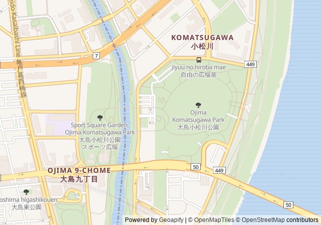 Ojima-Komatsugawa Park — เปิดใน Google Maps