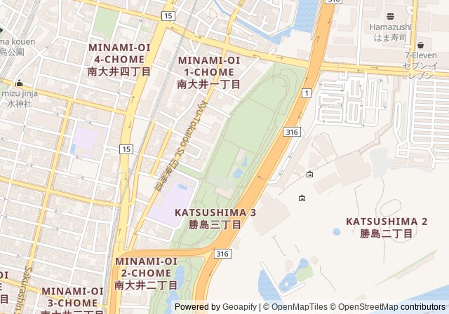 Shinagawa Ward Citizens' Park Tennis Court — เปิดใน Google Maps