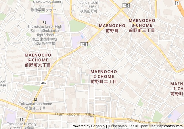 Shukutoku University Tokyo Campus Tennis Court — เปิดใน Google Maps