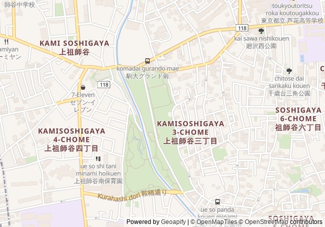 Soshigaya Park Tennis Court (Metropolitan) — เปิดใน Google Maps