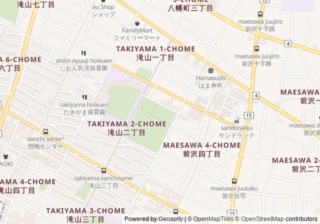 Takiyama Tennis Court — Open in Google Maps