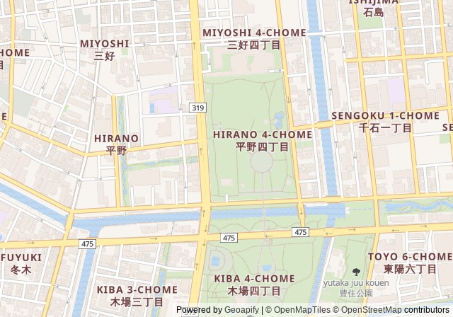 Tokyo Metropolitan Kiba Park Tennis Courts — เปิดใน Google Maps