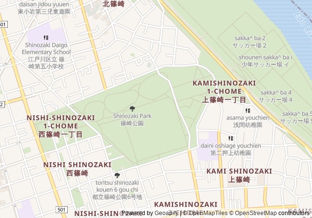 Tokyo Metropolitan Shinozaki Park Tennis Court — เปิดใน Google Maps