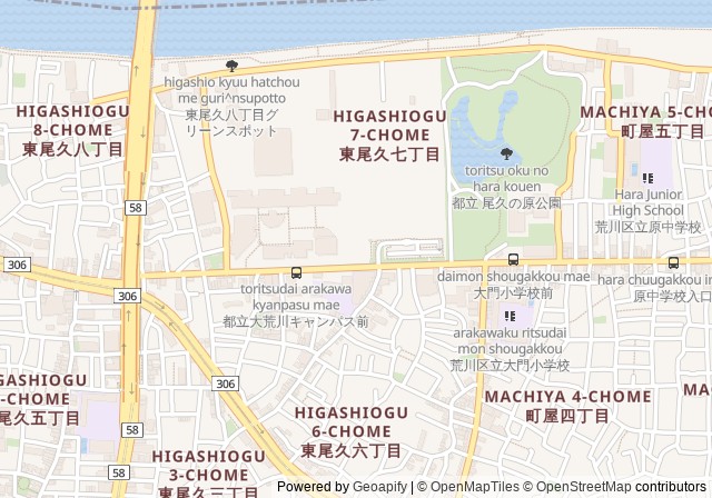 Tokyo Metropolitan University Arakawa Campus Tennis Court — เปิดใน Google Maps