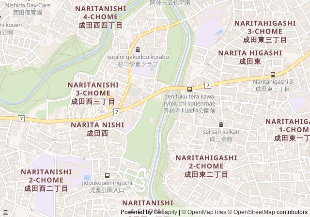 Tokyo Metropolitan Zenpukujigawa Green Park Tennis Court — เปิดใน Google Maps
