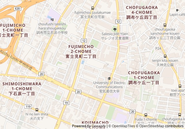 University of Electro-Communications Tennis Courts — เปิดใน Google Maps