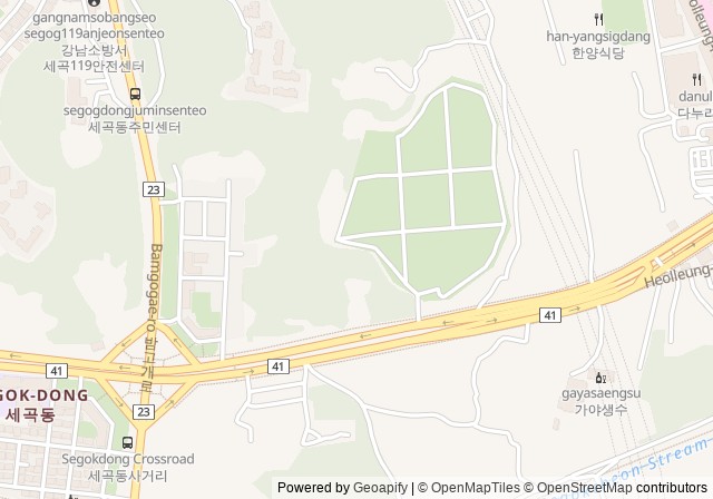 Gangnam Segok Sports Park — เปิดใน Google Maps