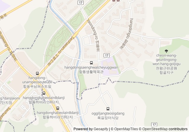 Hangdong Community Sports Center — เปิดใน Google Maps