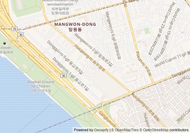 KTAF Korea Tennis Association (Mangwon) — เปิดใน Google Maps