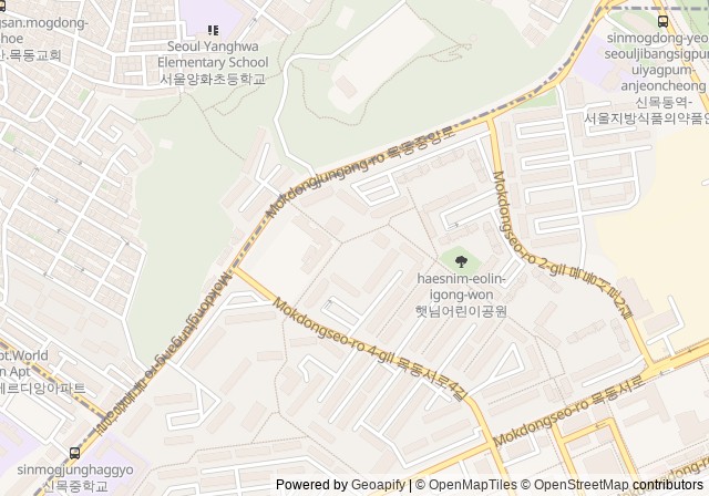 Mokdong 1st Complex Tennis Court — เปิดใน Google Maps