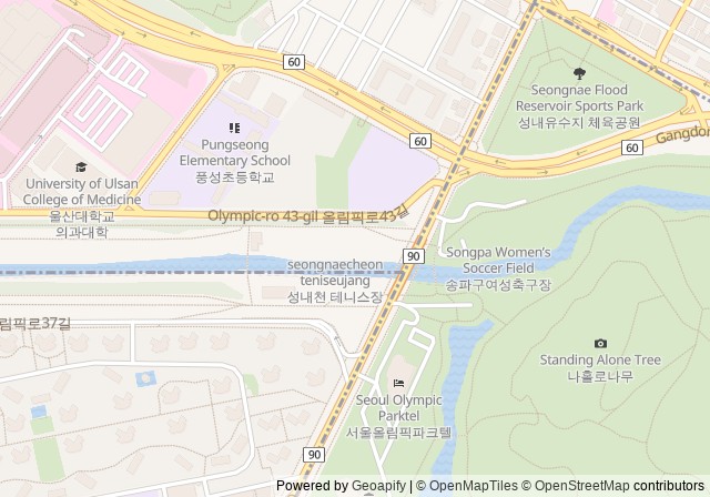Seongnaecheon Tennis Court — เปิดใน Google Maps