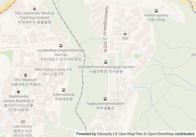 Seoul National University (SNU), Gwanak Campus — เปิดใน Google Maps
