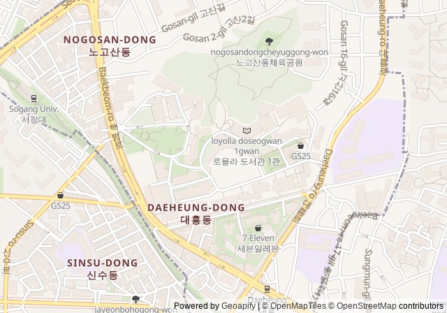 Sogang University — เปิดใน Google Maps