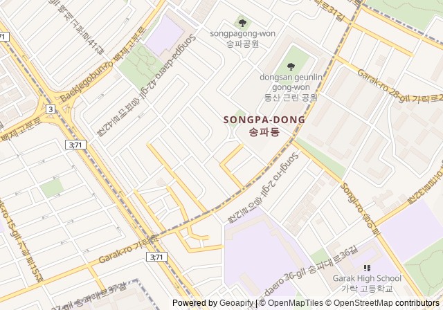 Songpa-gu Public Tennis Court — เปิดใน Google Maps